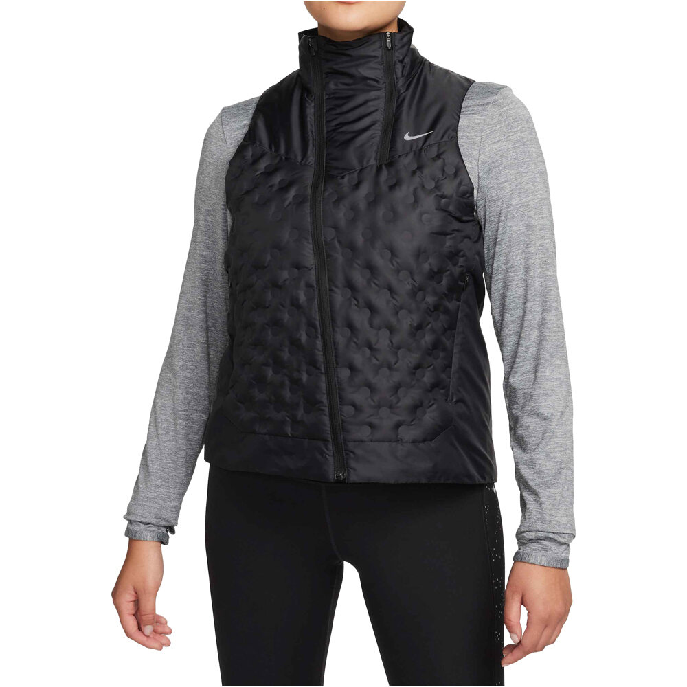 Nike CHAQUETA RUNNING MUJER W NK TFADV RPL AEROLOFT VEST vista frontal