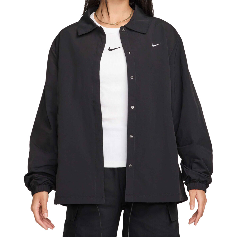 Nike chaquetas mujer W NSW ESSTL WVN UV HBR CCH JKT vista frontal