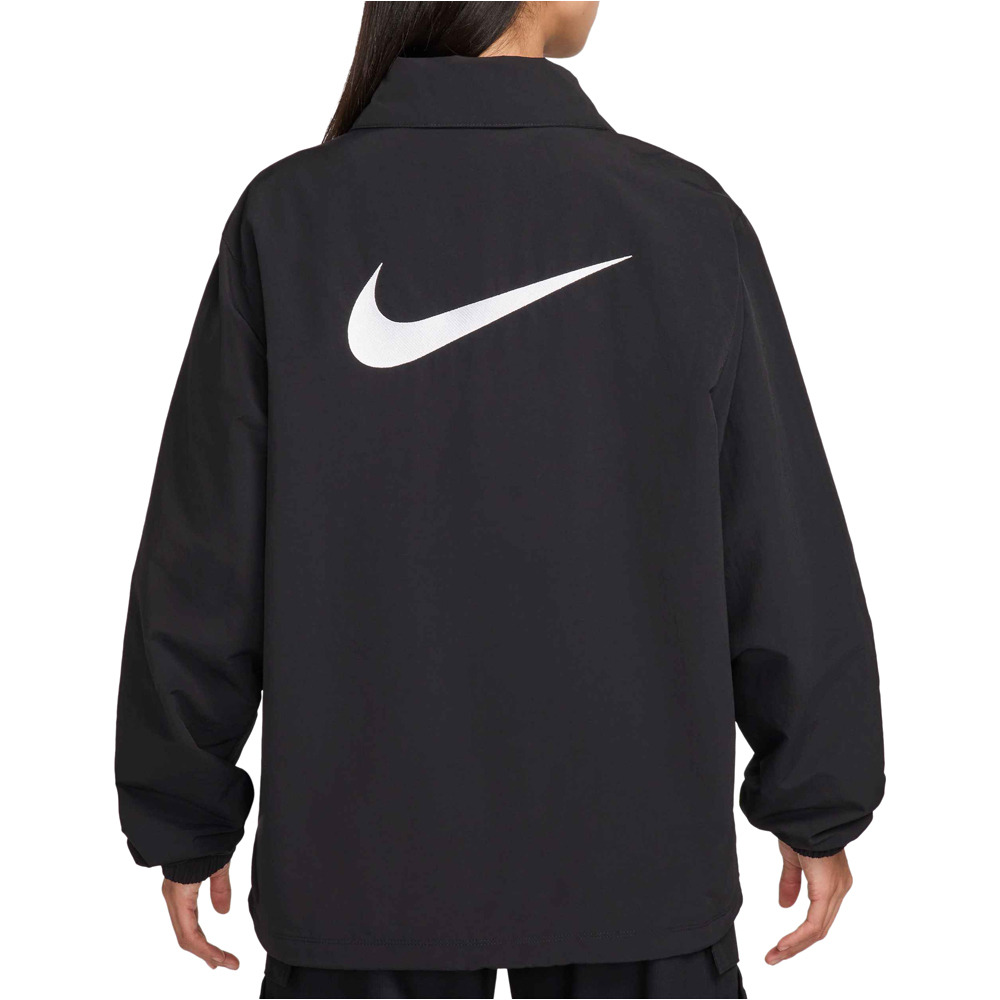 Nike chaquetas mujer W NSW ESSTL WVN UV HBR CCH JKT vista trasera