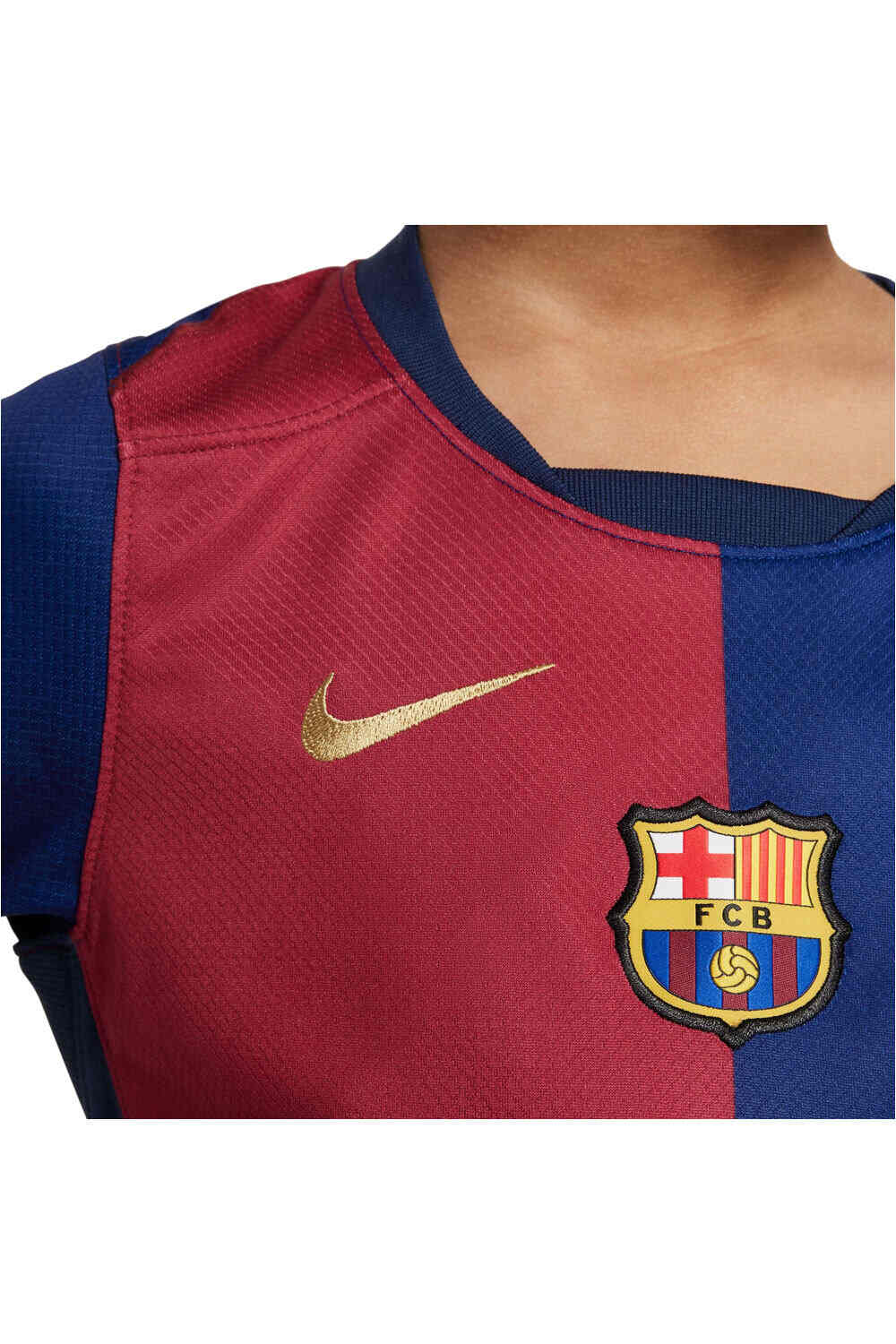 Nike equipación fútbol niño BARCELONA 25 LK NK DF KIT STAD HM 06