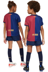 Nike equipación fútbol niño BARCELONA 25 LK NK DF KIT STAD HM vista trasera