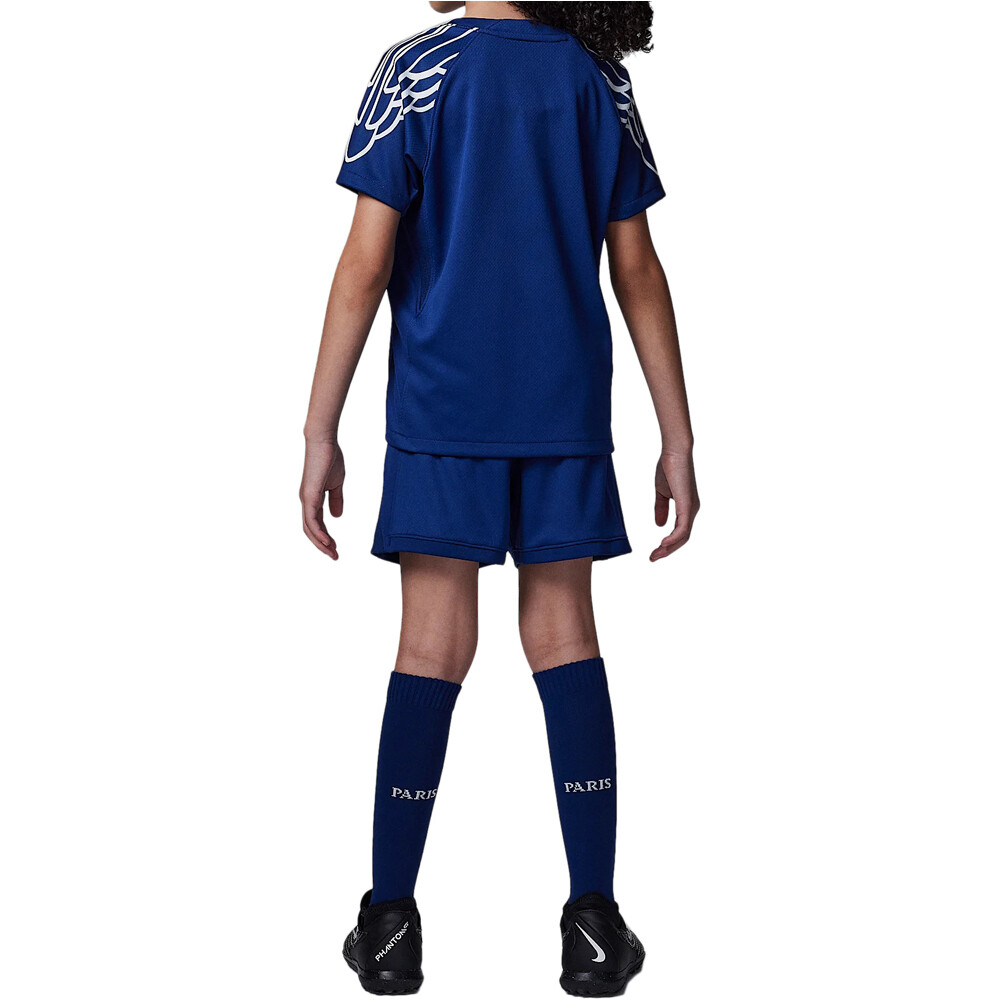 Nike equipación fútbol niño PSG 25 LK NK DF KIT STAD 4TH vista trasera