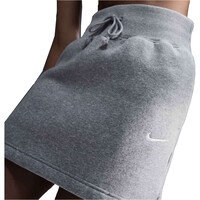 Nike faldas mujer W NSW  PHNX FLC HR MINI SKIRT vista detalle