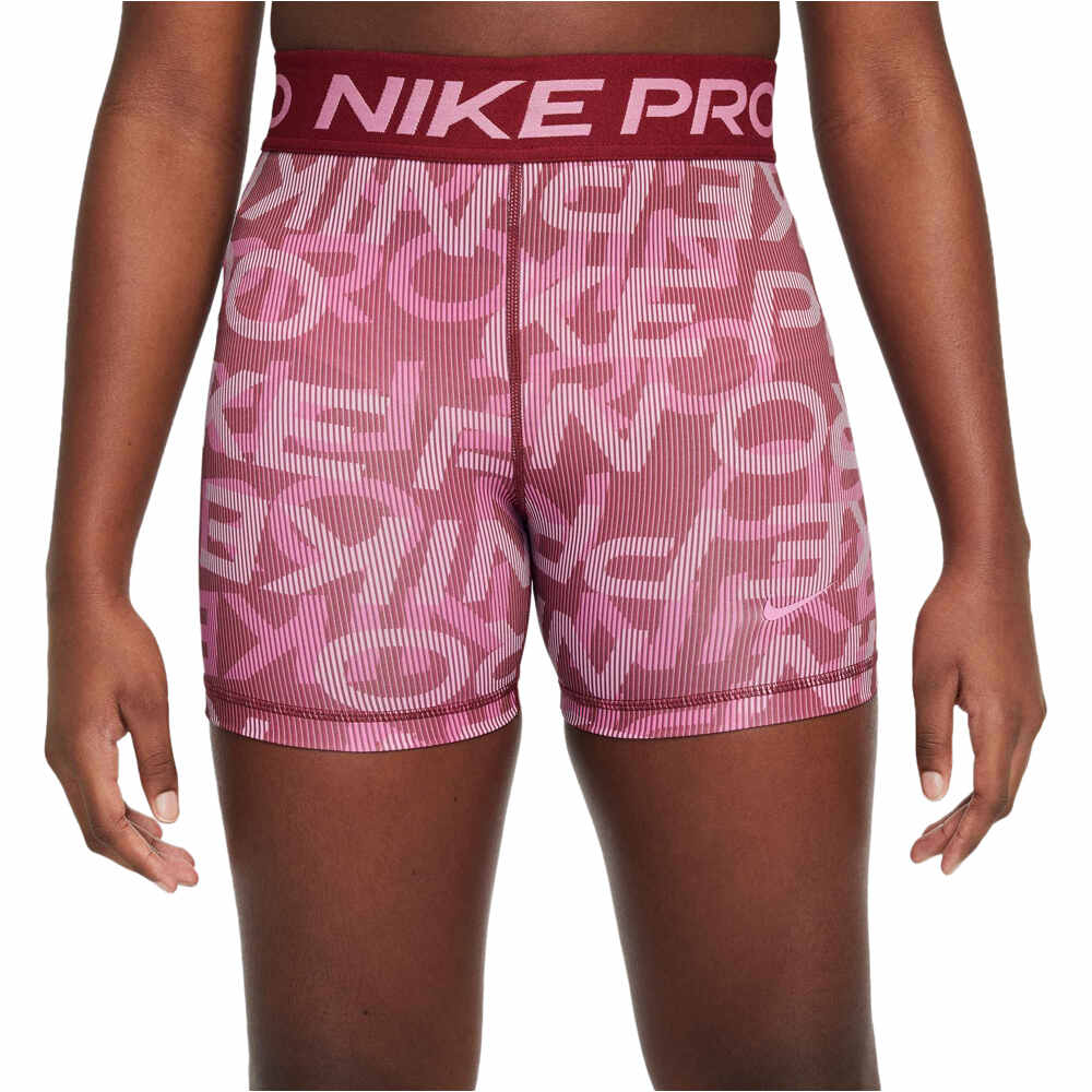 Nike malla corta niña G NP DF 5IN SHORT SPORT VNR vista frontal