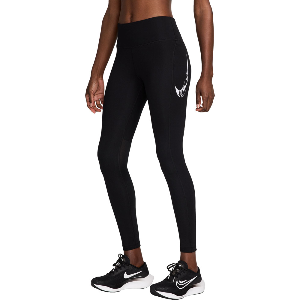 Nike malla larga running mujer W NK DF FAST MR 7/8 TIGHT SW vista frontal