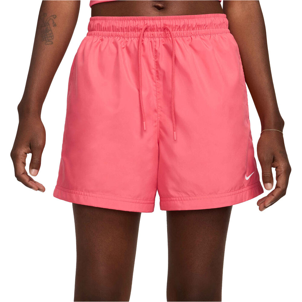 Nike pantalón corto deporte mujer W NSW MR ESSNTL WVN SHORT vista frontal