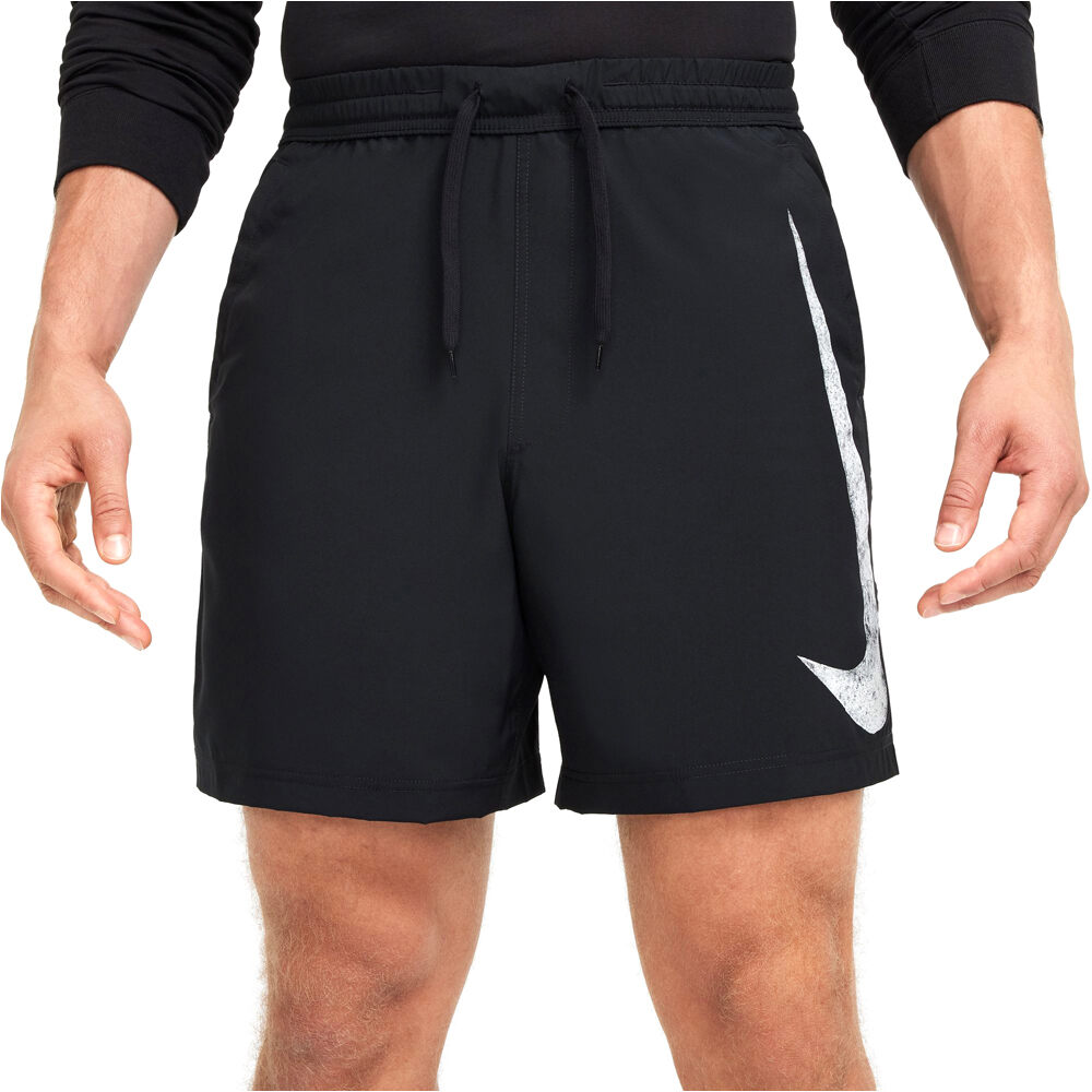 Nike pantalón corto fitness hombre M NK DF FORM SWOOSH 7UL SHRT vista frontal