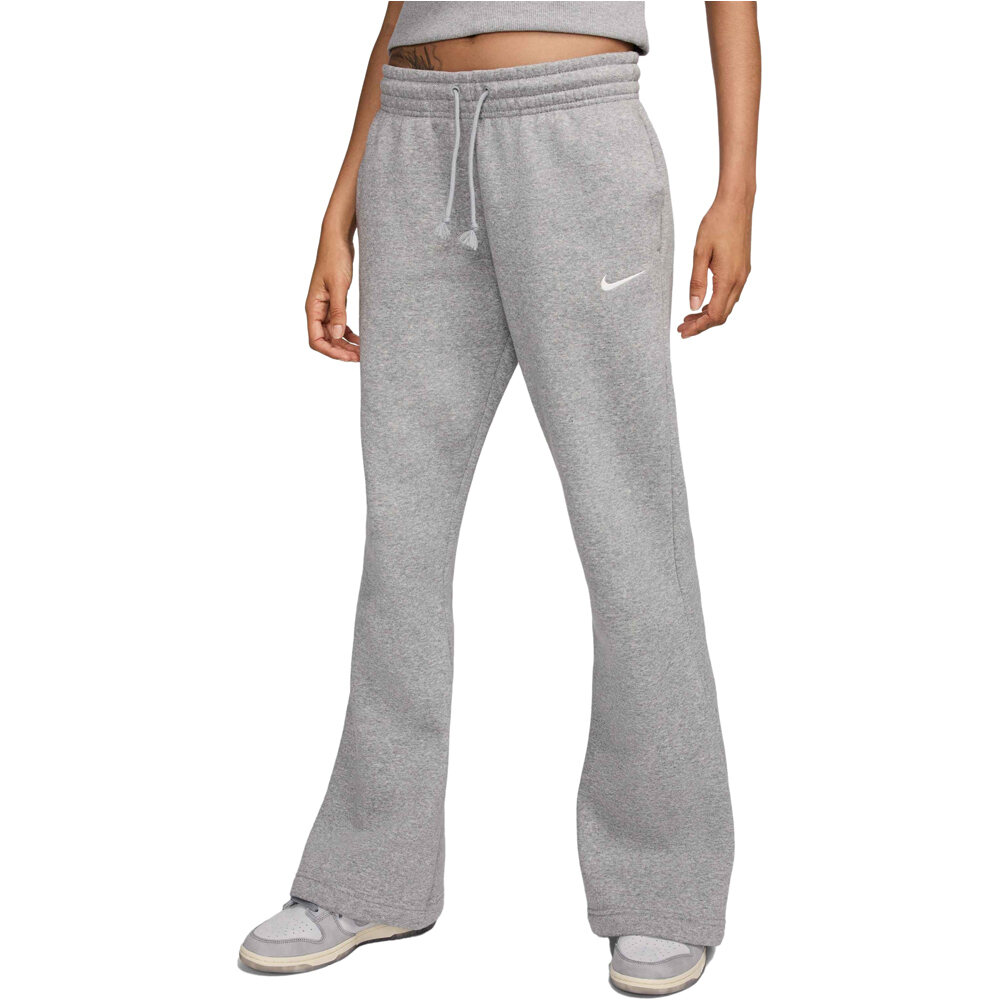 Nike pantalón mujer W NSW PHNX FLC MR FLARE PNT vista frontal