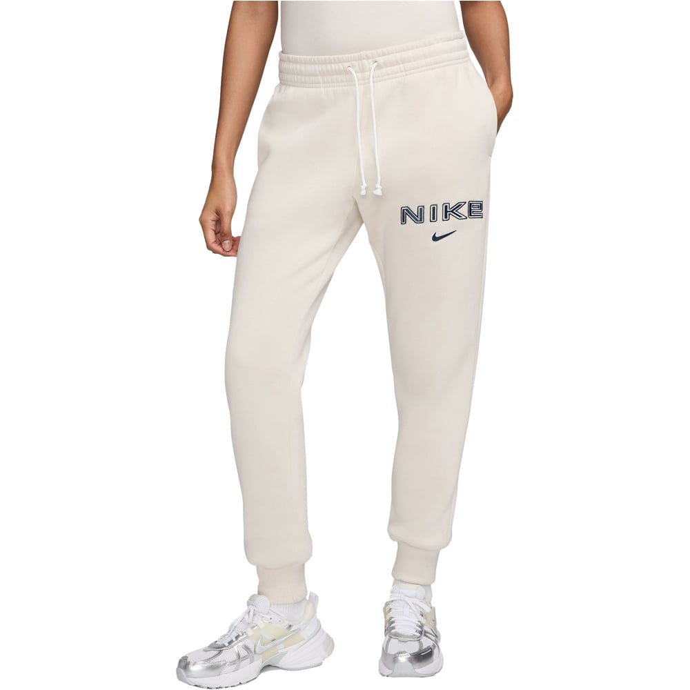 Nike pantalón mujer W NSW PHNX FLC MR STD LOGO PNT vista frontal