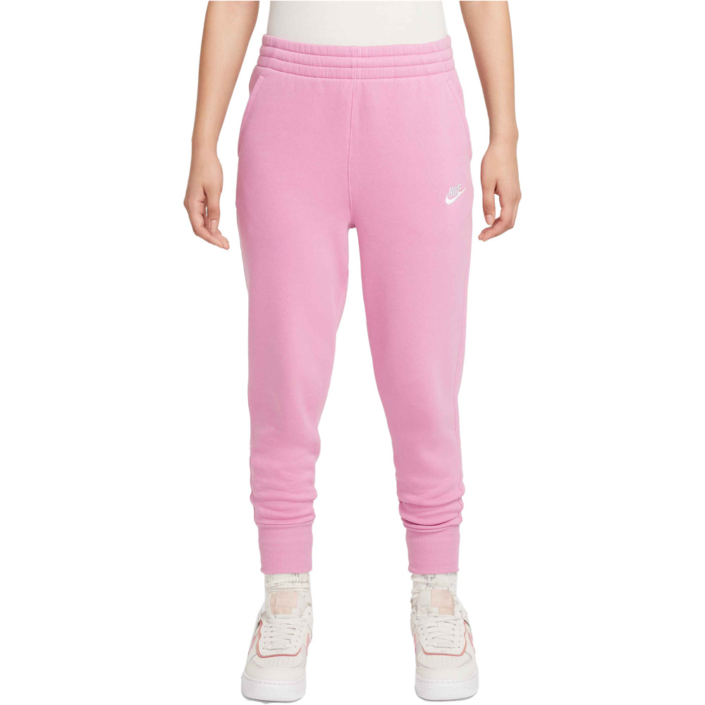 Nike pantalón niña (senior) G NSW CLUB FLC HR FTD PNT LBR vista frontal