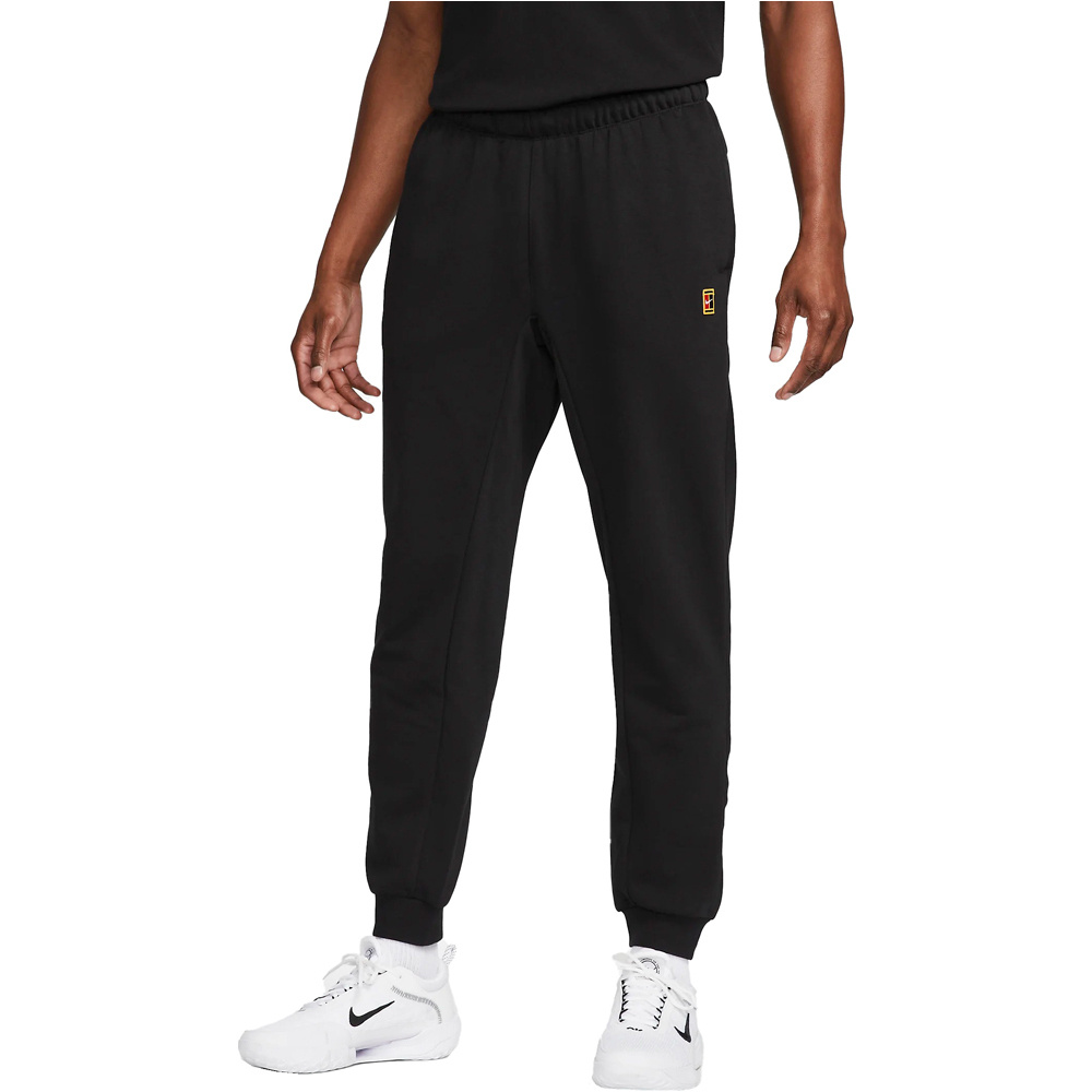 Nike pantalón tenis hombre M NKCT DF HERITAGE FLEECE PANT vista frontal