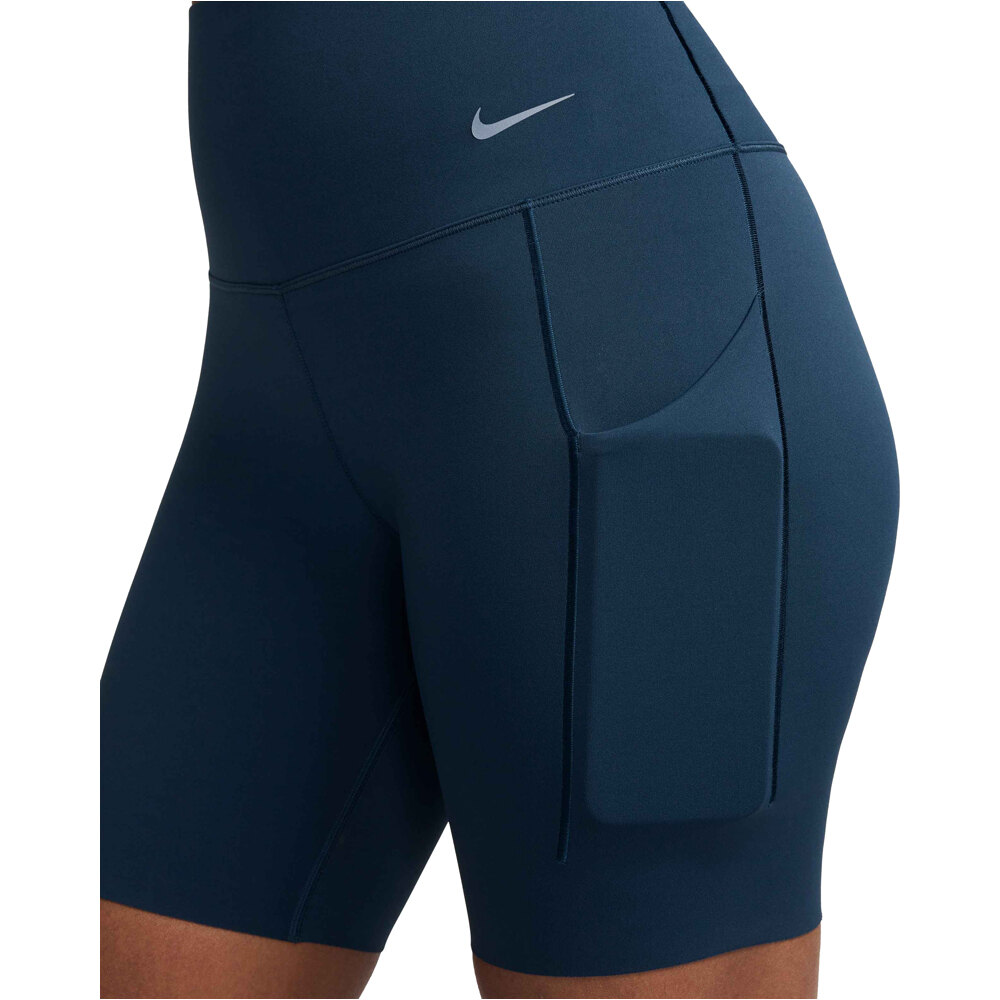 Nike pantalones y mallas cortas fitness mujer W NK DF UNIVERSA HR 8IN SHORT 03