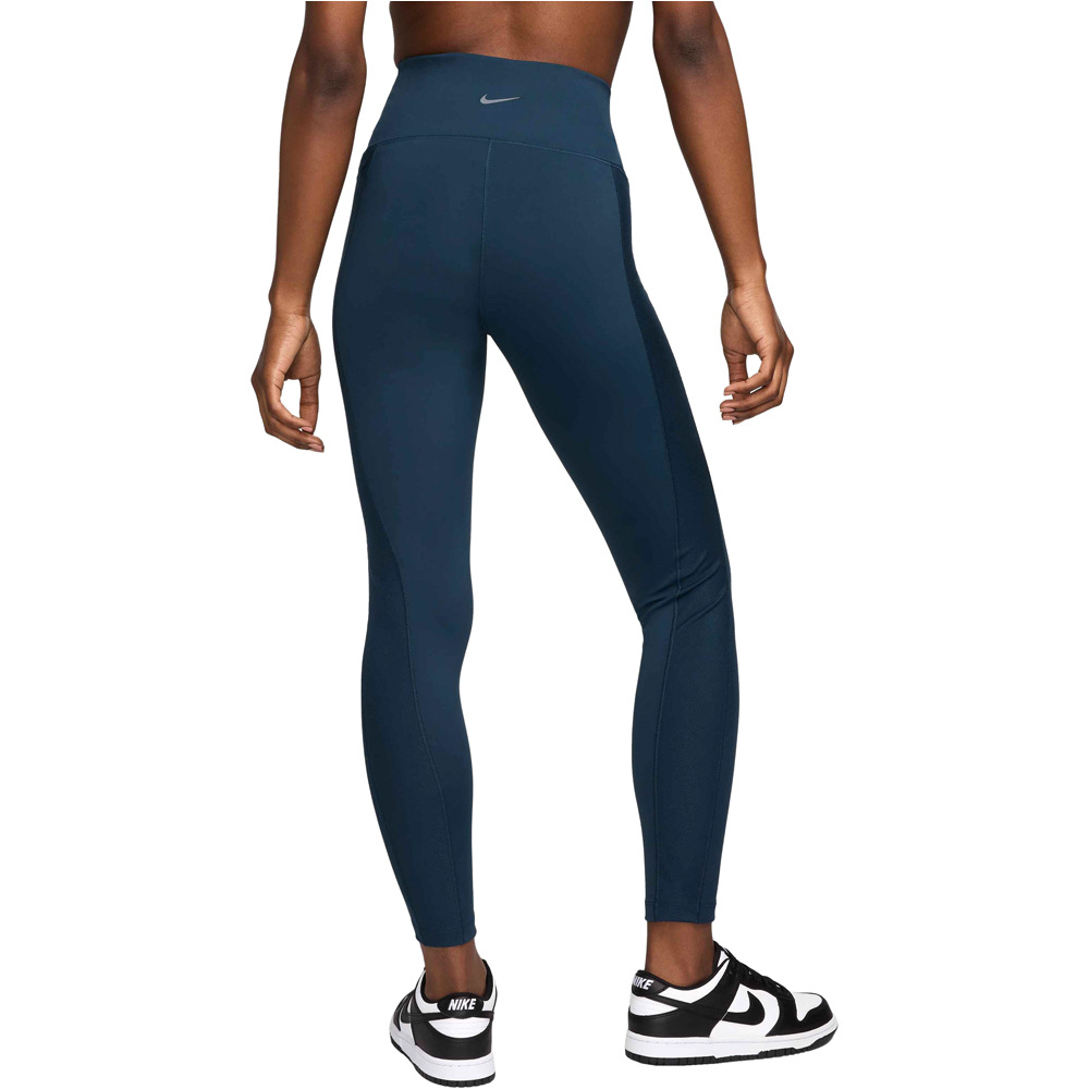 Nike pantalones y mallas largas fitness mujer W NK DF ONE HR 7/8 WRAP TIGHT vista trasera