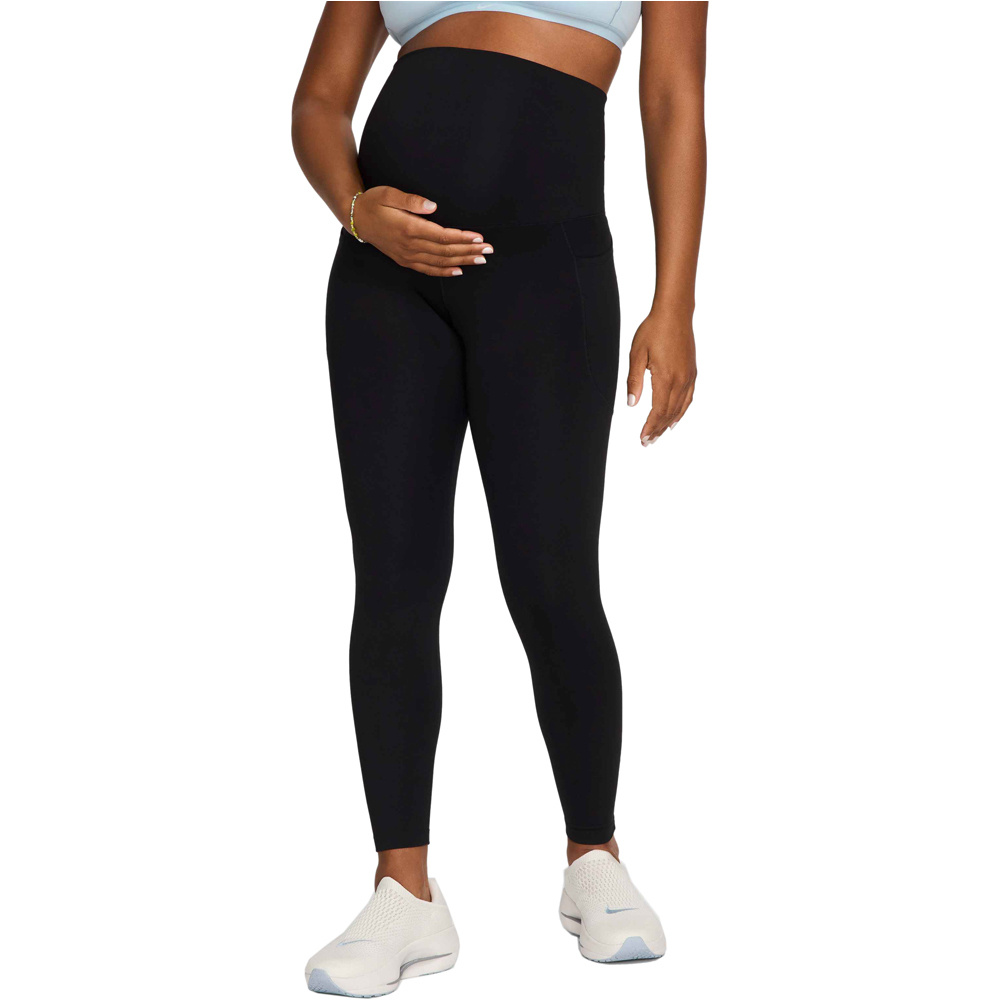 Nike pantalones y mallas largas fitness mujer W NK (M) DF ONE HR 7/8 PKT TGT vista frontal