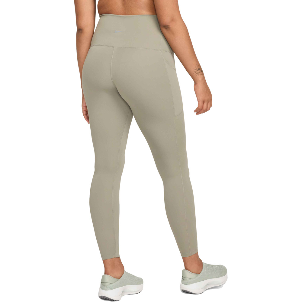 Nike pantalones y mallas largas fitness mujer W NK (M) DF ONE HR 7/8 PKT TGT vista trasera