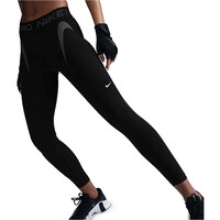 Nike pantalones y mallas largas fitness mujer W NP DF MR 7/8 TIGHT TT GRX vista detalle