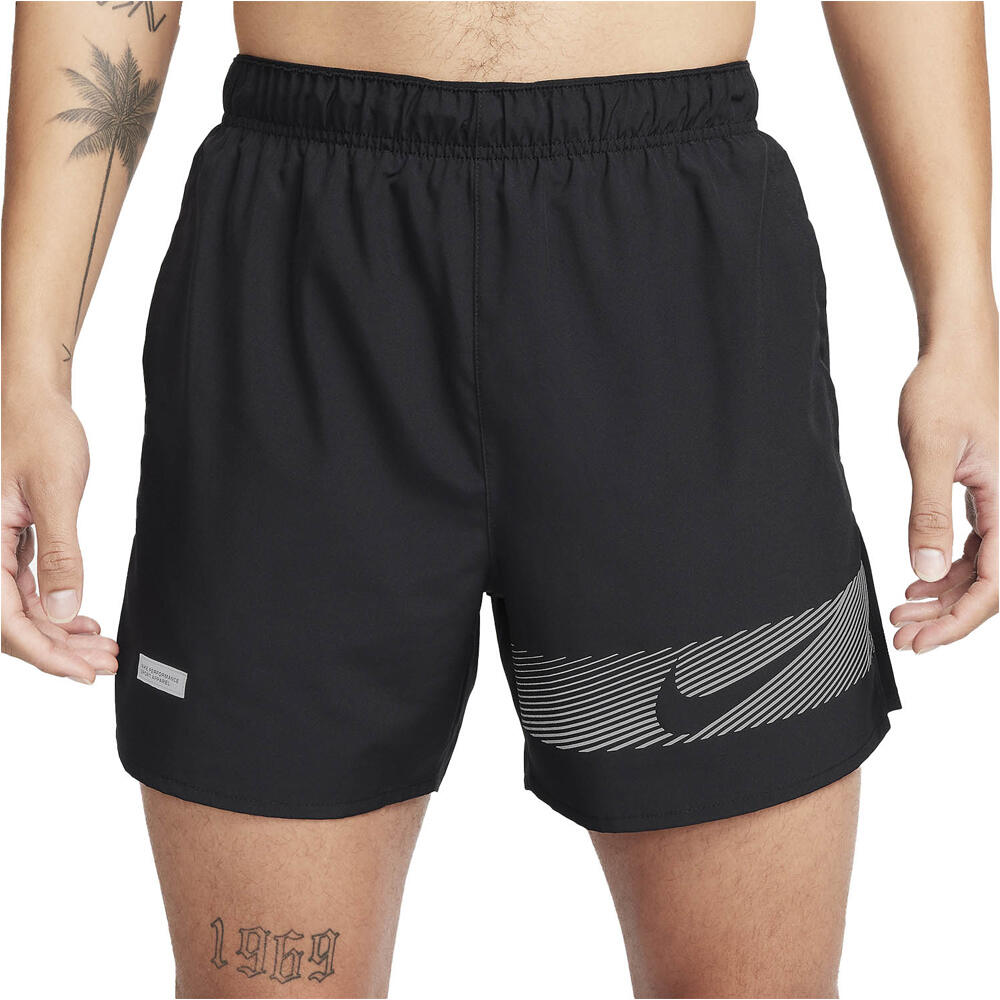 Nike pantaloneta técnica hombre M NK CHALLENGER 5BF SHRT FLASH vista frontal