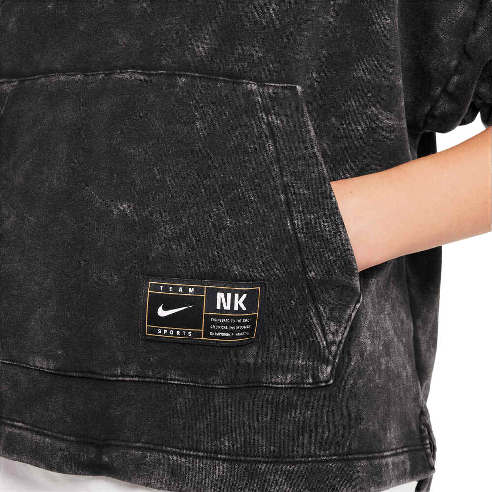 Nike sudadera entrenamiento fútbol niño K NK COB FLC PO HOODIE WASH 03