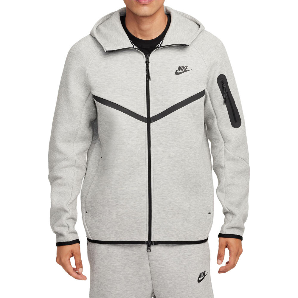 Nike sudadera hombre M NK TCH FLC FZ WR HOODIE vista frontal