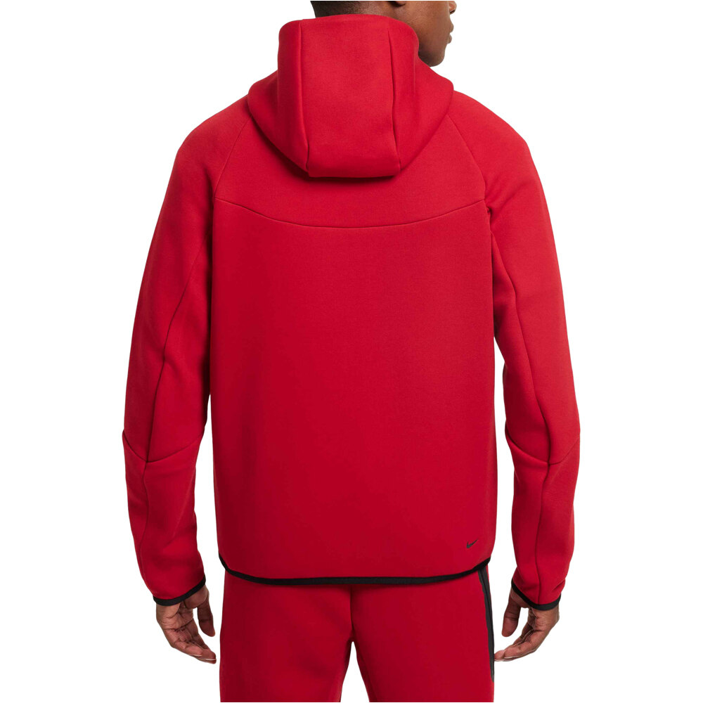 Nike sudadera hombre M NK TCH FLC FZ WR HOODIE vista trasera