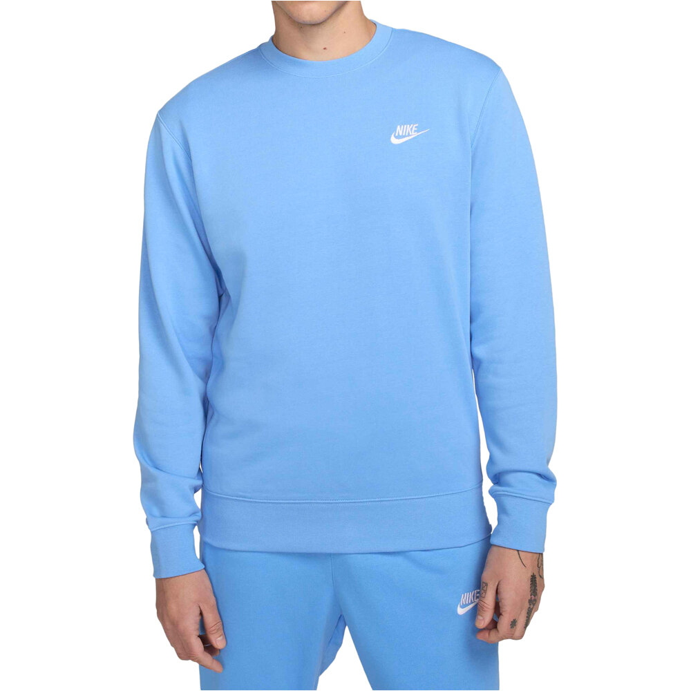 Nike sudadera hombre M NSW CLUB CRW FT vista frontal