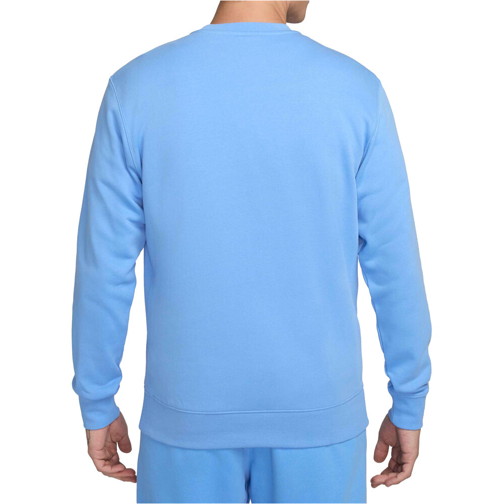 Nike sudadera hombre M NSW CLUB CRW FT vista trasera