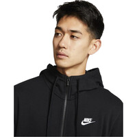 Nike sudadera hombre M NSW CLUB HOODIE FZ FT vista detalle