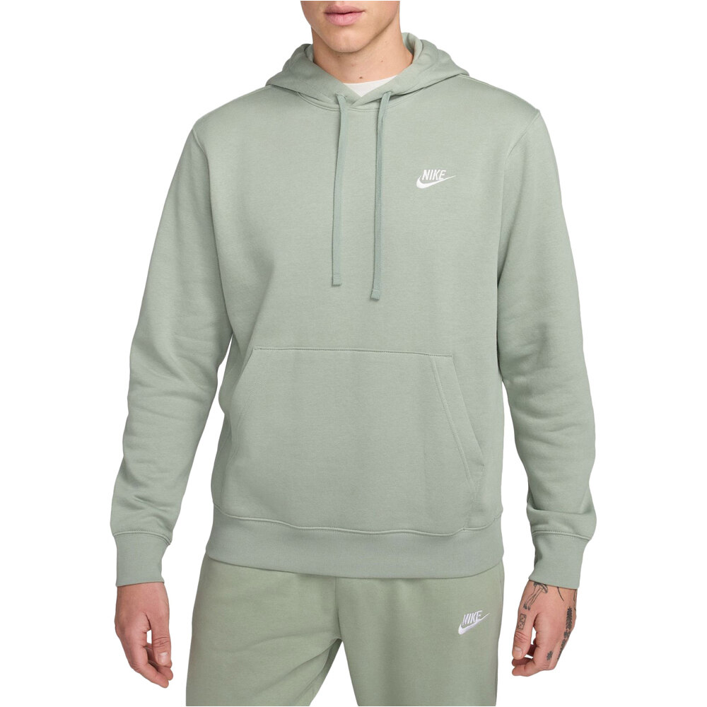 Nike sudadera hombre M NSW CLUB HOODIE PO BB vista frontal