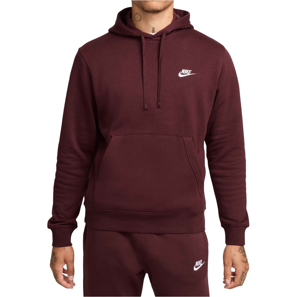 Nike sudadera hombre M NSW CLUB HOODIE PO BB vista frontal