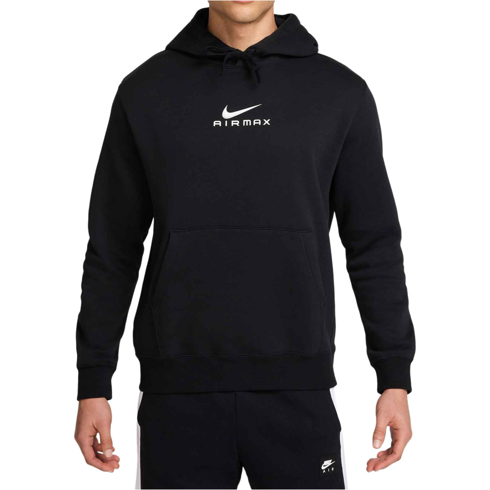 Nike sudadera hombre U NSW CLUB HDY PO BB AMD vista frontal