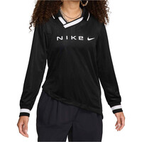 Nike sudadera mujer W NSW CLLCTN DF JQRD LSJSY OTG vista frontal