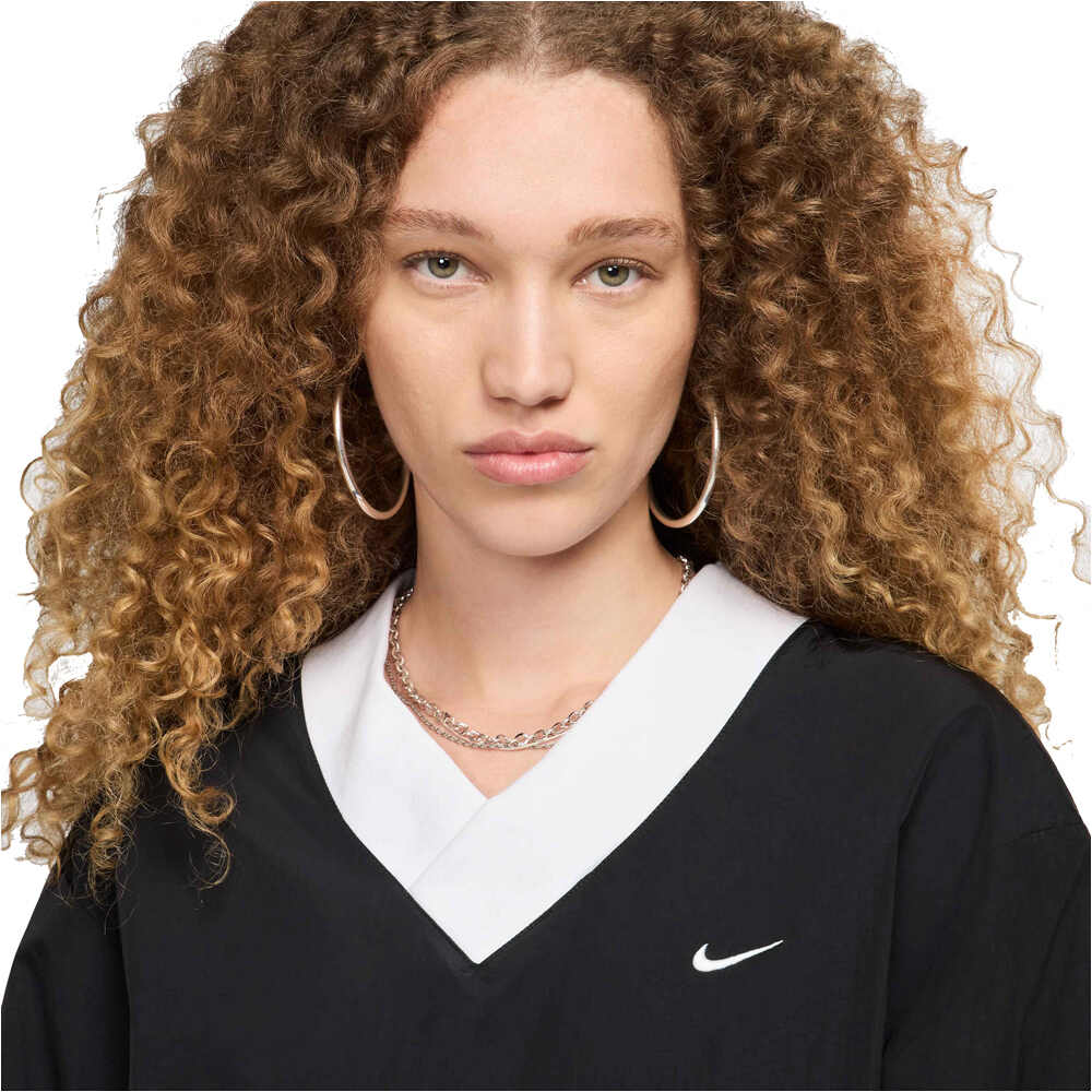 Nike sudadera mujer W NSW ESSTL WVN UV LS VNCK CRW vista detalle