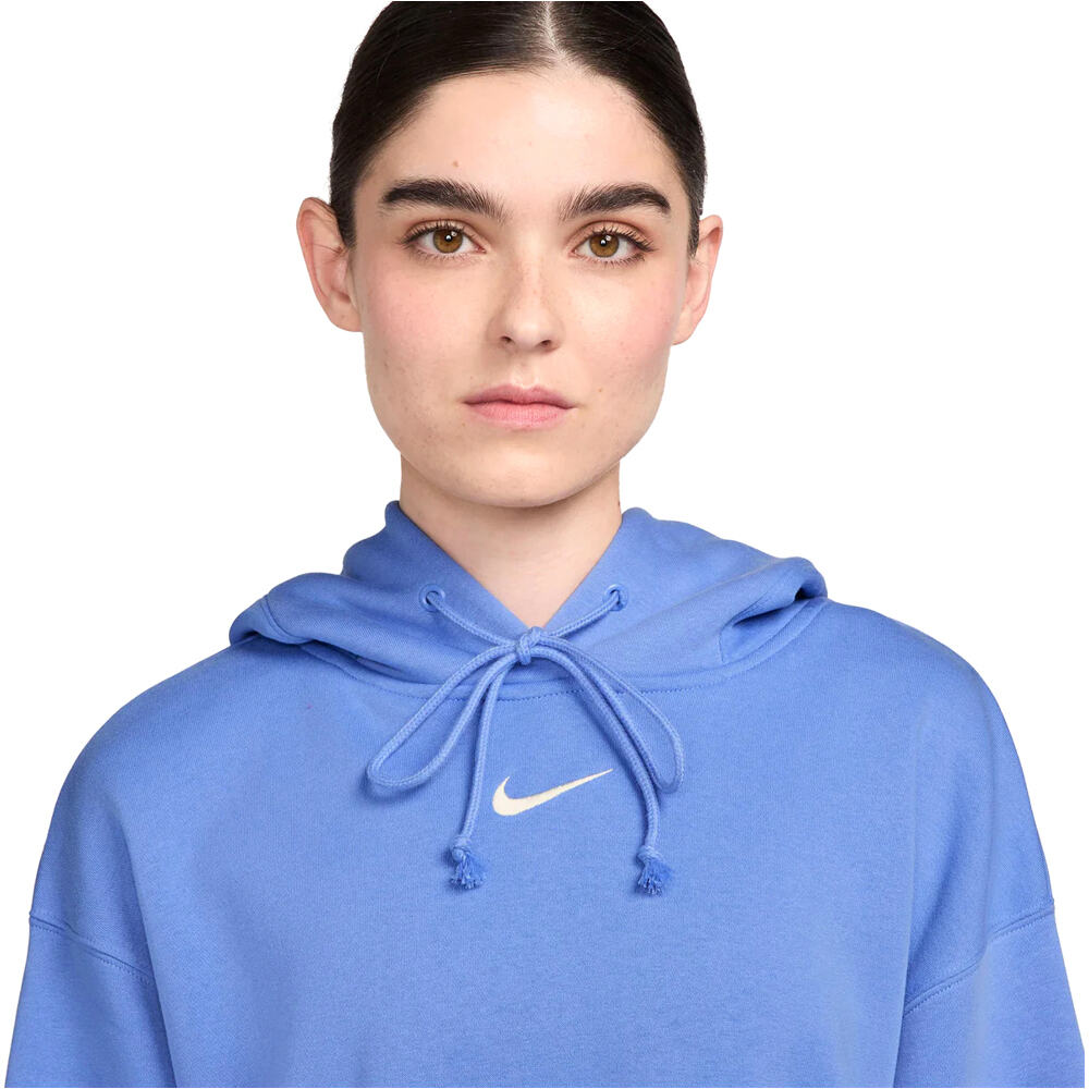 Nike sudadera mujer W NSW PHNX FLC OS PO HOODIE vista detalle