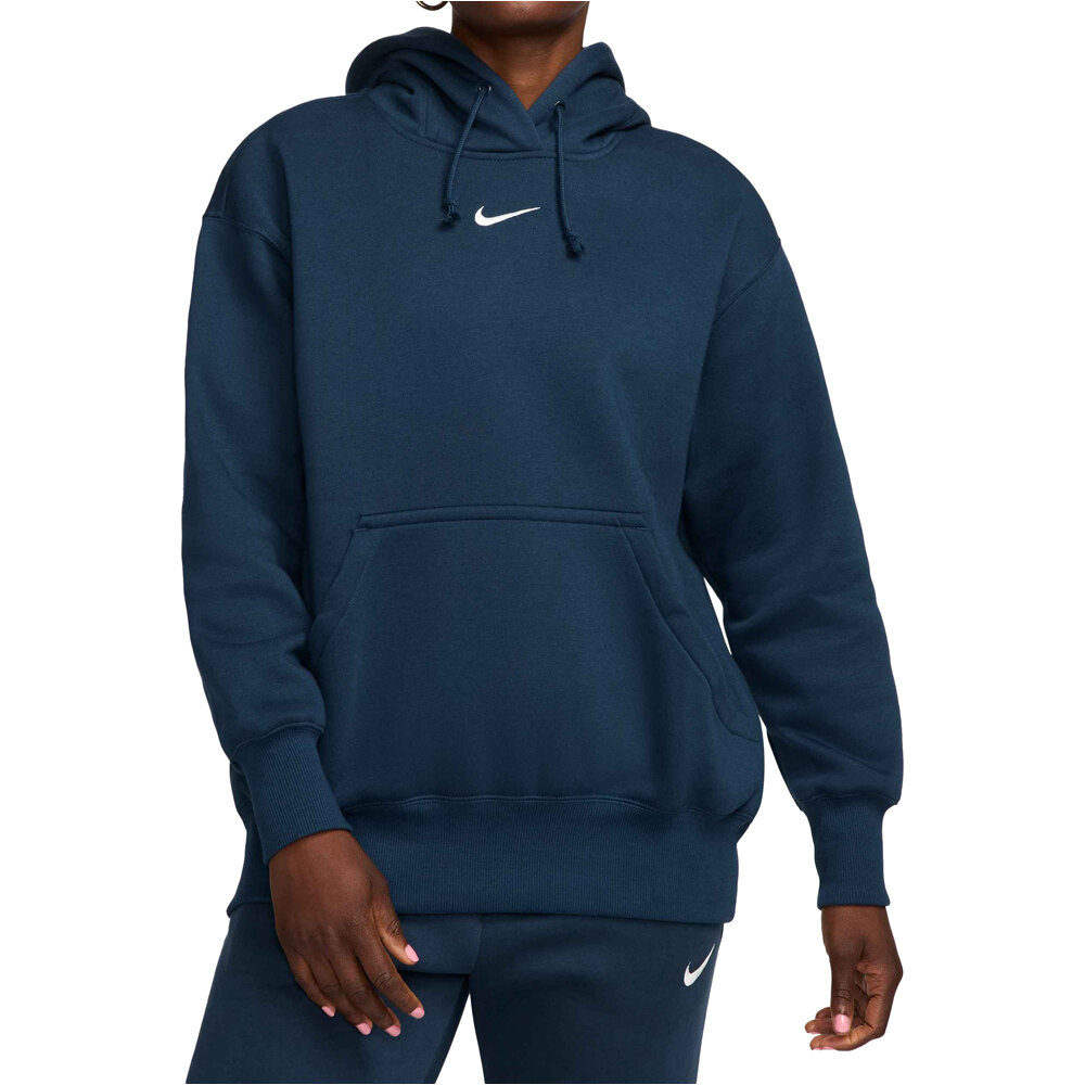 Nike sudadera mujer W NSW PHNX FLC OS PO HOODIE vista frontal