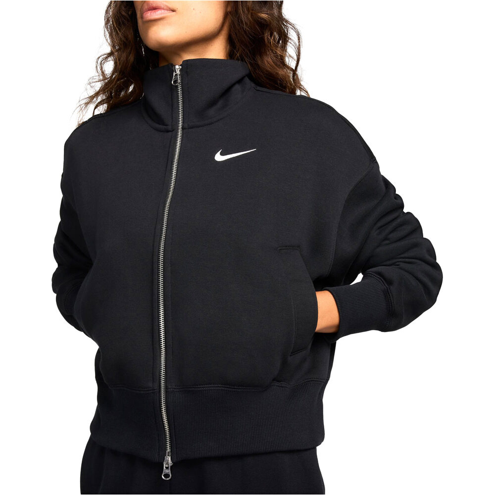 Nike sudadera mujer W NSW PHNX FLC OS TRK JKT vista detalle