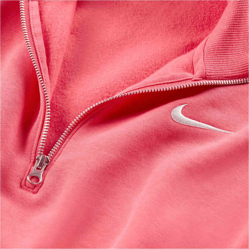 Nike sudadera mujer W NSW PHNX FLC QZ CROP 04