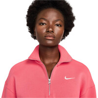 Nike sudadera mujer W NSW PHNX FLC QZ CROP vista detalle