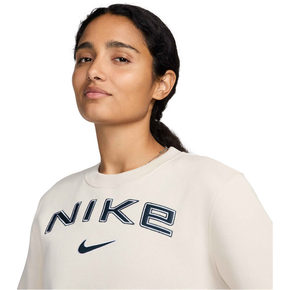 Nike sudadera mujer W NSW PHNX FLC STD LOGO CREW vista detalle