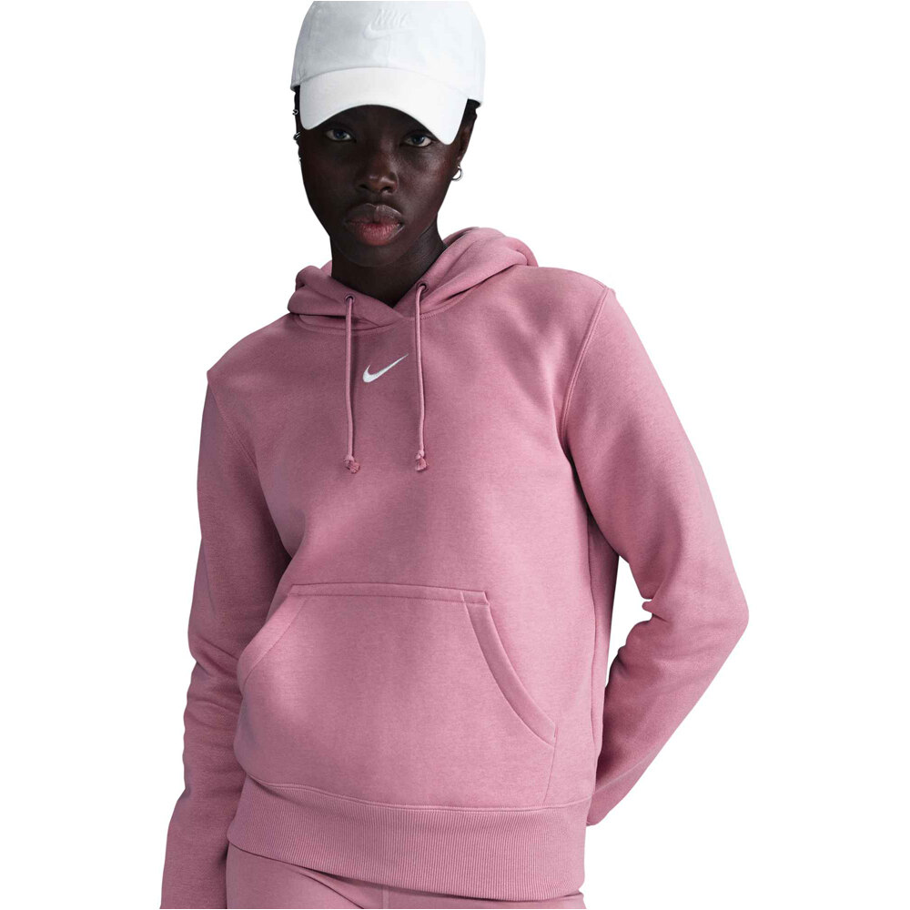 Nike sudadera mujer W NSW PHNX FLC STD PO HOODIE vista detalle