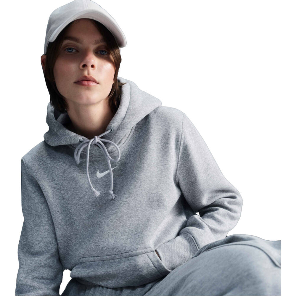 Nike sudadera mujer W NSW PHNX FLC STD PO HOODIE vista detalle