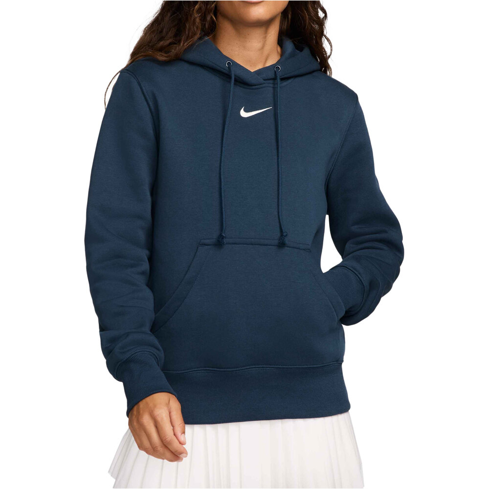 Nike sudadera mujer W NSW PHNX FLC STD PO HOODIE vista frontal