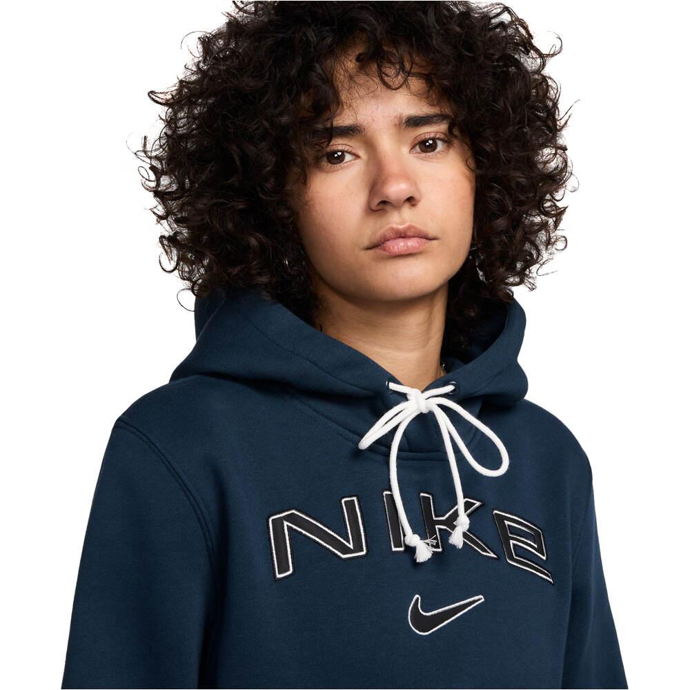 Nike sudadera mujer W NSW PHNX FLC STD PO LOGO HDY vista detalle