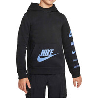 Nike sudadera niño B NSW SI FLC PO HOODIE BB vista frontal