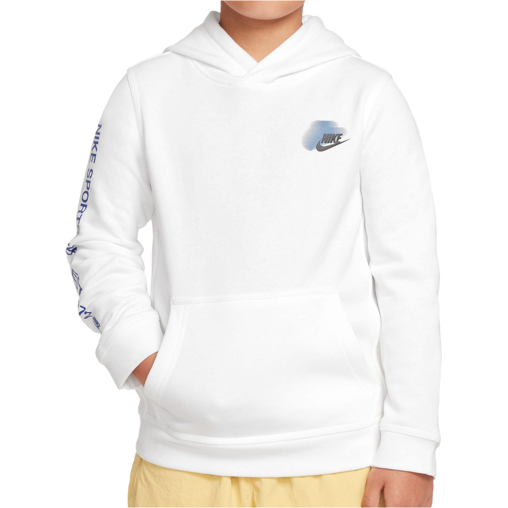 Nike sudadera niño B NSW SI FLC PO HOODIE BB2 vista frontal