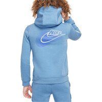 Nike sudadera niño B NSW SI FLC PO HOODIE BB2 vista trasera