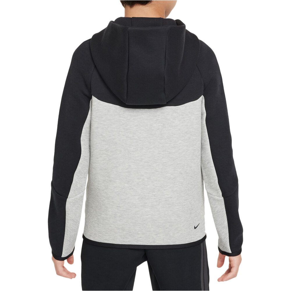 Nike sudadera niño B NSW TCH FLC FZ - PD vista trasera