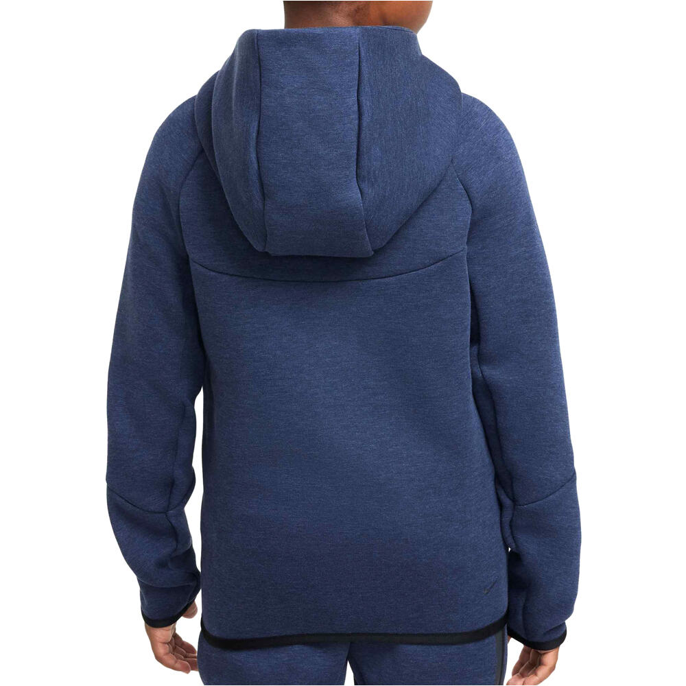 Nike sudadera niño B NSW TCH FLC FZ - PD vista trasera