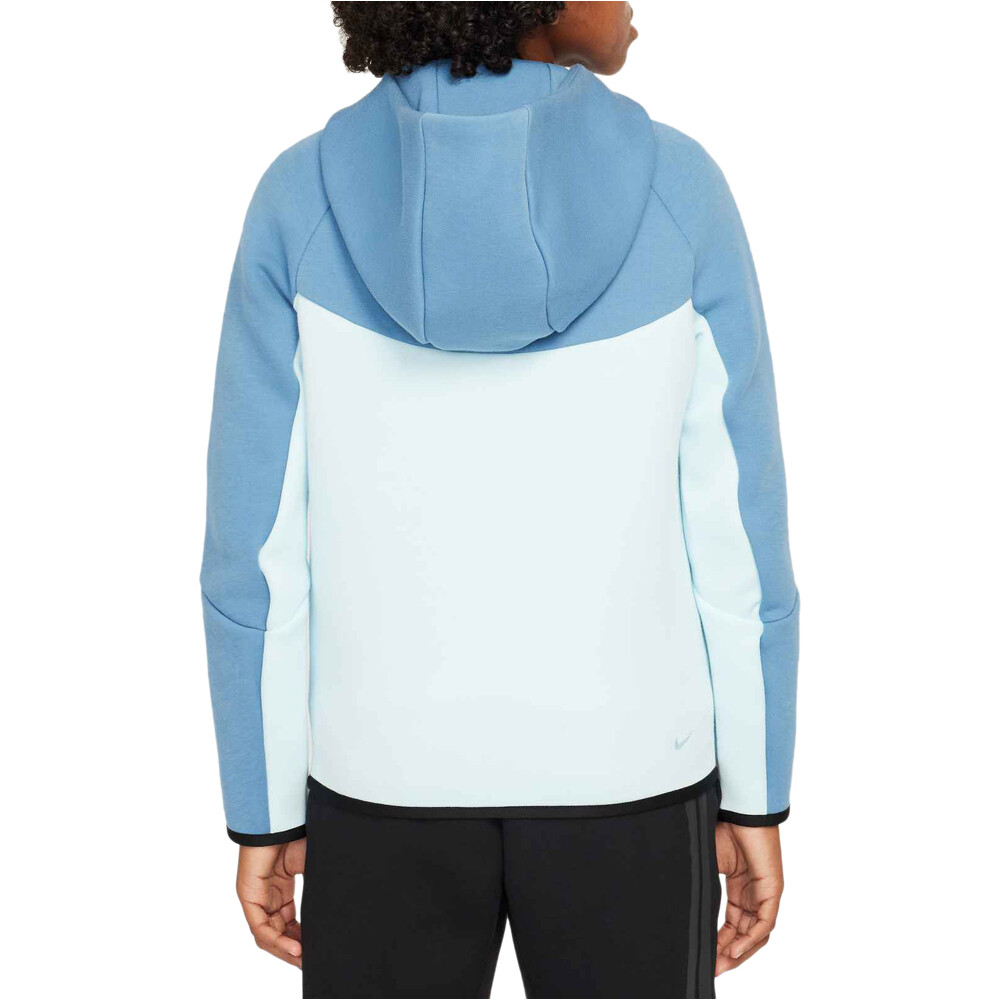 Nike sudadera niño B NSW TCH FLC FZ - PD vista trasera