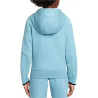 Nike sudadera niño B NSW TECH FLC FZ vista trasera