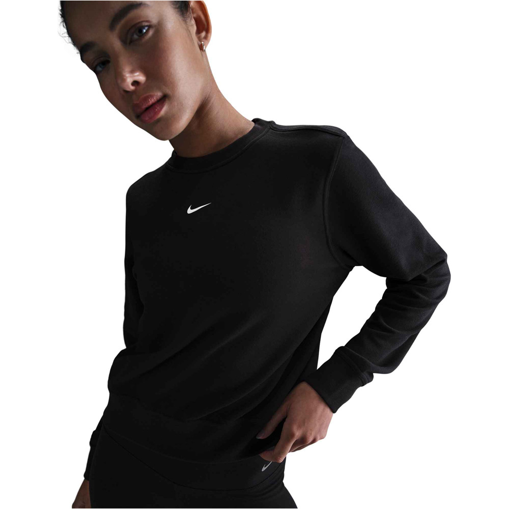 Nike sudaderas deportivas mujer W NK ONE DF CREW HBR TT vista detalle